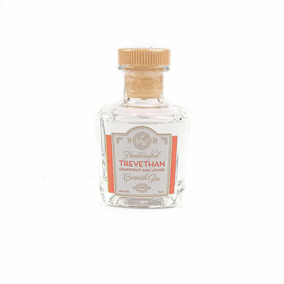 Trevethan Grapefruit & Lychee Cornish Gin Miniature (5cl)