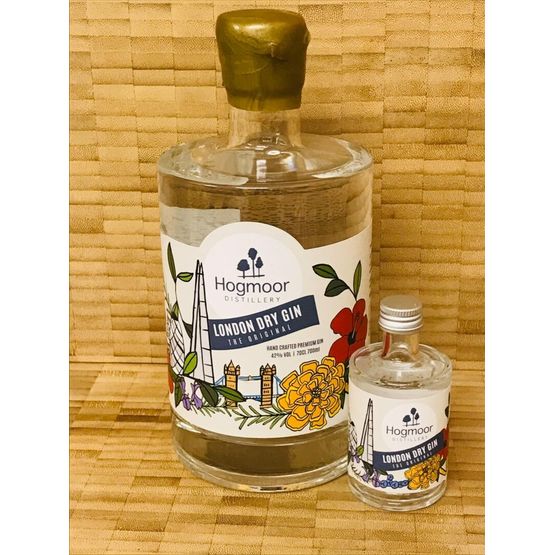 Hogmoor Original London Dry Gin 70cl (42% ABV)