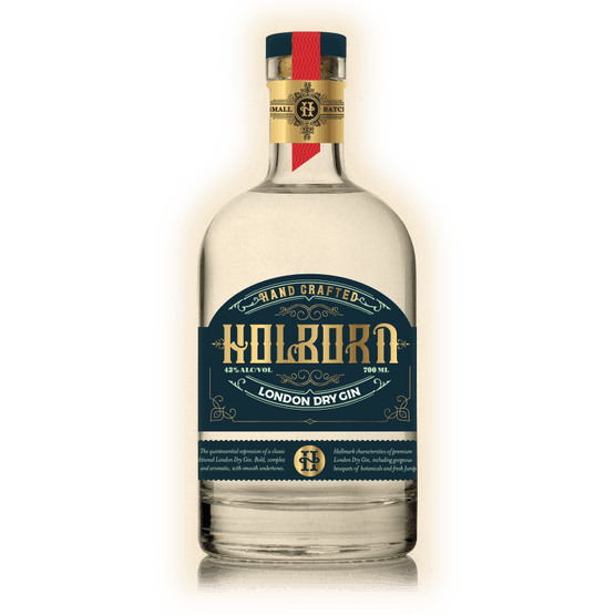 Holborn London Dry Gin 70cl (43% ABV)