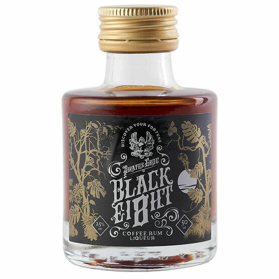 Pirate's Grog Black Ei8ht Coffee Rum Liqueur Miniature (5cl)