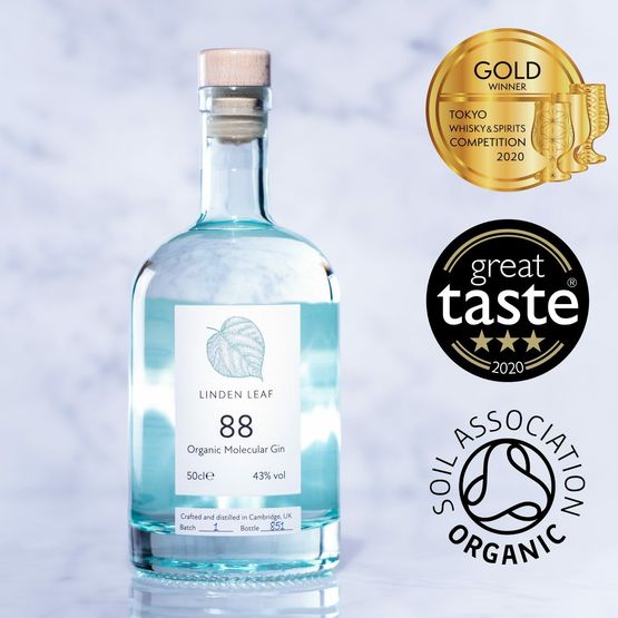 Linden Leaf 88 Organic Molecular Gin 50cl (43% ABV)