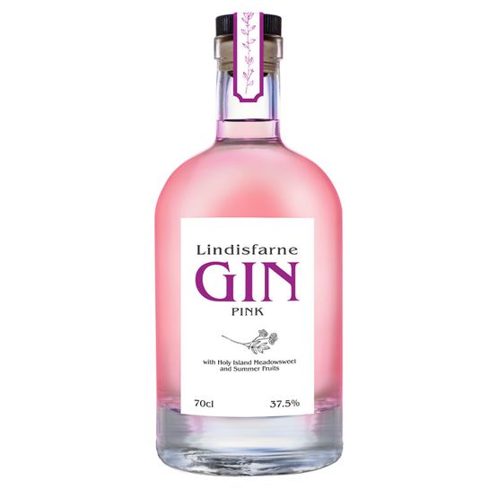 Lindisfarne Pink Gin 70cl (37.5% ABV)