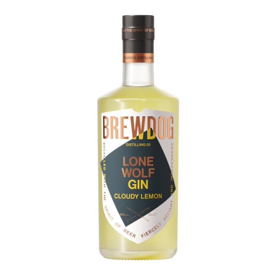 LoneWolf Cloudy Lemon Gin 70cl (40% ABV)