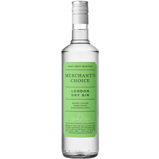 Merchant's Choice London Dry Gin 70cl (40% ABV)
