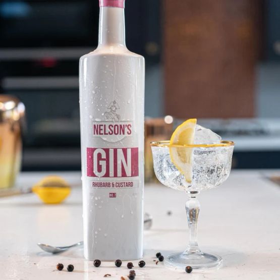 Nelson's Rhubarb and Custard Gin 70cl (41% ABV)
