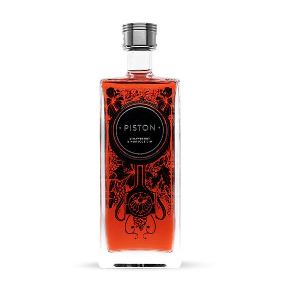 Piston Strawberry &amp; Hibiscus Gin (70cl) 42%