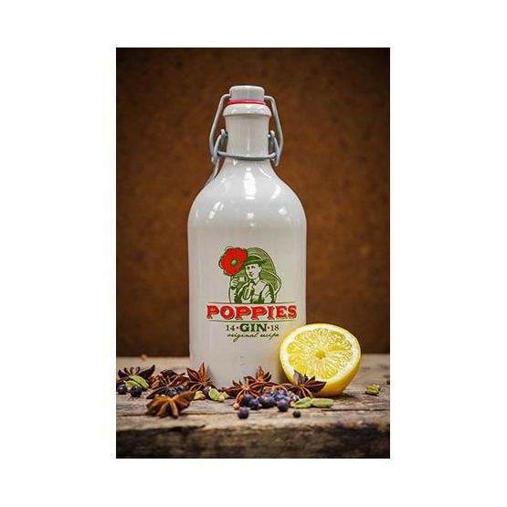 Poppies Gin 50cl (40% ABV)