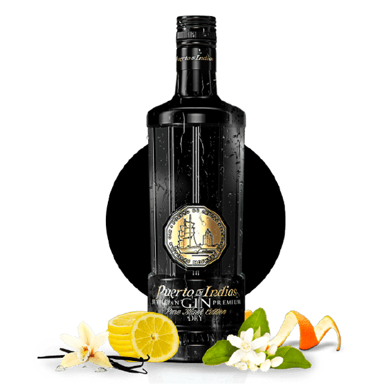 Puerto de Indias Dry Gin Pure Black Edition 70cl (40% ABV)
