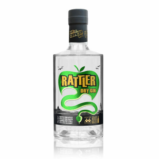 Rattler Cornish Dry Gin 70cl (37.5% ABV)