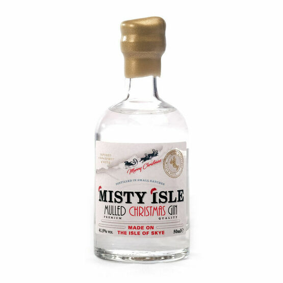 Misty Isle Mulled Christmas Gin Miniature 5cl (41.5% ABV)