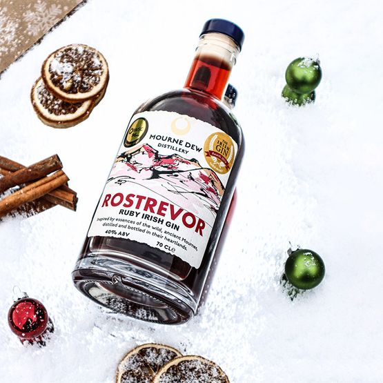 Rostrevor Ruby Gin 70cl (40% ABV)