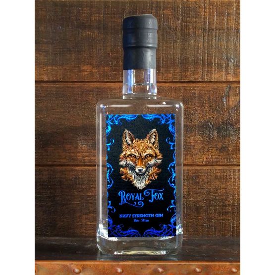 Royal Fox Navy Strength Gin 70cl (57% ABV)