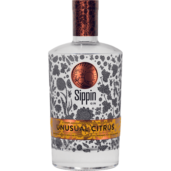 Sippin Unusual Citrus Gin 70cl (42% ABV)