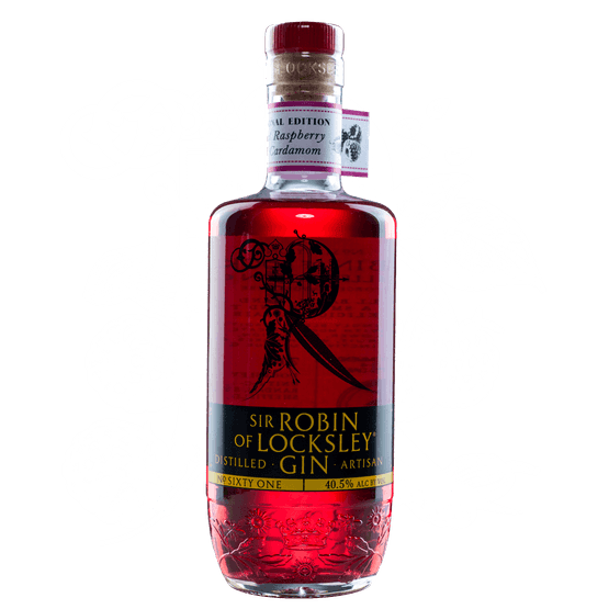 Sir Robin of Locksley Real Raspberry &amp; Cardamom Gin 70cl (40.5% ABV)
