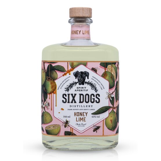 Six Dogs Honey Lime (70cl) 43%
