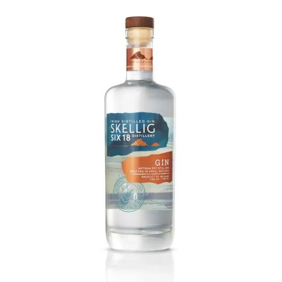 Skellig Six18 Irish Gin 70cl (43.4% ABV)