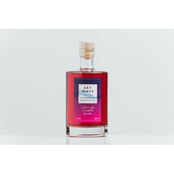 Sky Wave Raspberry &amp; Rhubarb Gin (50cl) 42%