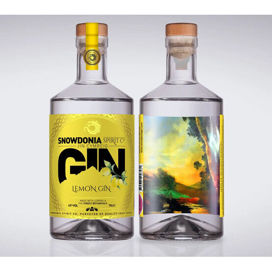 Snowdonia Spirit Co. Lemon Gin 70cl (40% ABV)