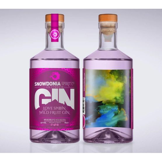 Snowdonia Spirit Co. Love Spoon Gin 70cl (40% ABV)
