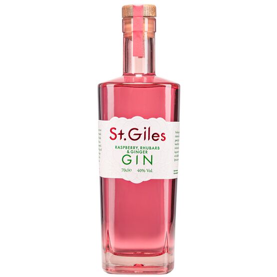 St. Giles Raspberry, Rhubarb & Ginger Gin (70cl) 40%