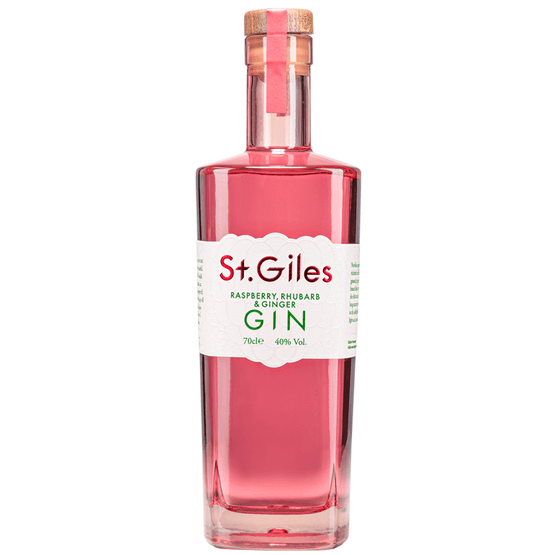 St. Giles Raspberry, Rhubarb &amp; Ginger Gin (70cl) 40%