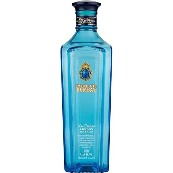Star Of Bombay London Dry Gin 70cl (47.5% ABV)