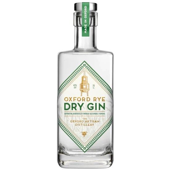 The Oxford Artisan Distillery Rye Organic Dry Gin 70cl (43% ABV)