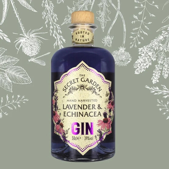 The Secret Garden Lavender & Echinacea Gin 50cl (39% ABV)