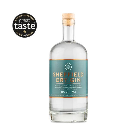 True North Sheffield Dry Gin 70cl (42% ABV)