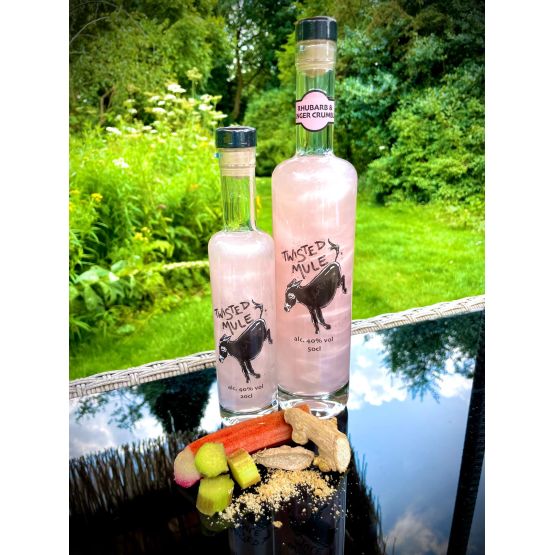 Twisted Mule Rhubarb &amp; Ginger Crumble Gin 50cl (40% ABV)