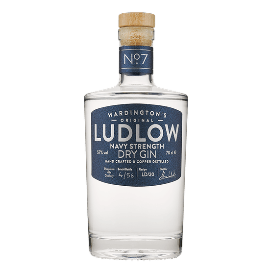 Wardington's Original Ludlow Dry Navy Strength Gin 70cl (57% ABV)