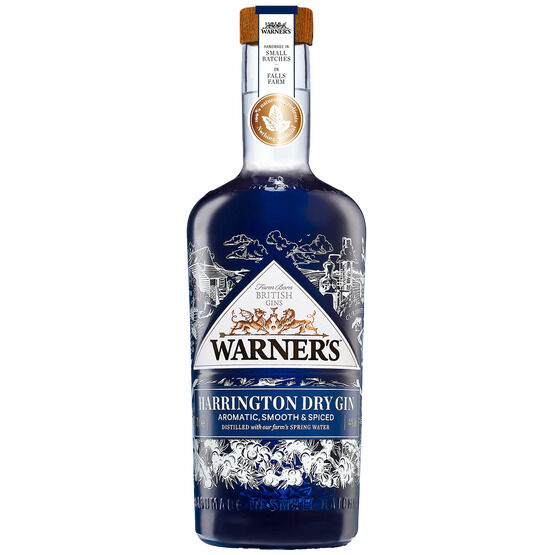 Warner's Harrington Dry Gin (70cl) 44%