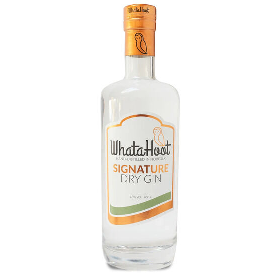 WhataHoot Signature Dry Gin 70cl (43% ABV)