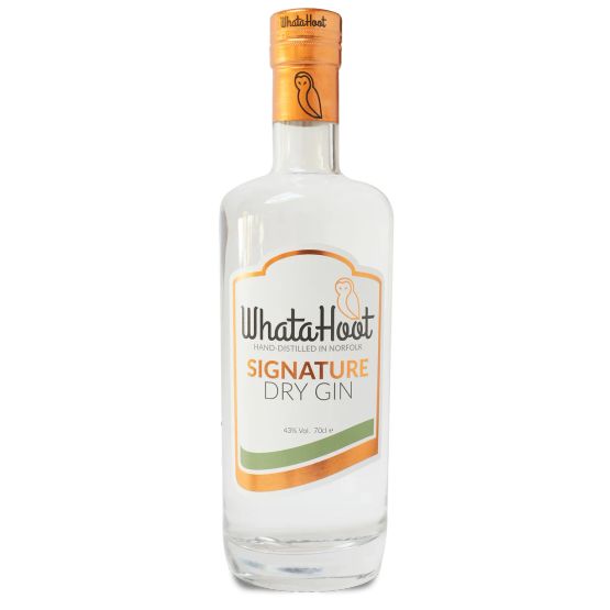 WhataHoot Signature Dry Gin 70cl (43% ABV)