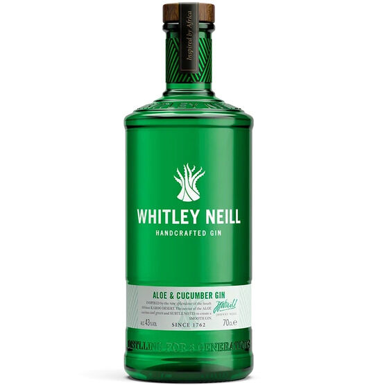 Whitley Neill Aloe & Cucumber Gin 70cl (43% ABV)