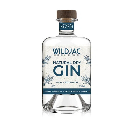 Wildjac Natural Dry Gin 70cl (37.5% ABV)