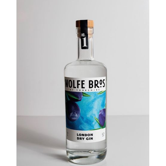 Wolfe Bros London Dry  Gin 70cl (42% ABV)