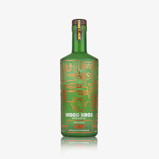 Wood Brothers Single Estate Gin 70cl (44% ABV)
