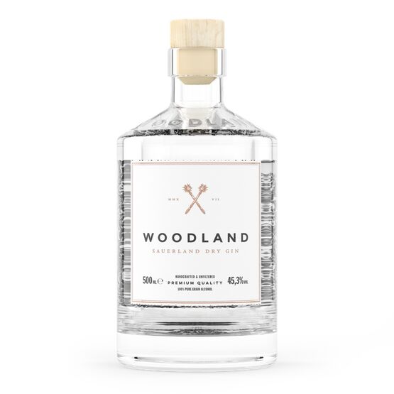 Woodland Sauerland Dry Gin 50cl (45.3% ABV)
