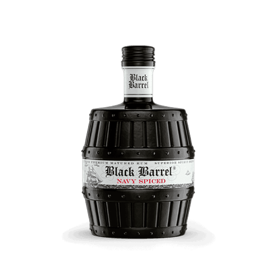 A.H. Riise Black Barrel Navy Spiced Rum 70cl (40% ABV)