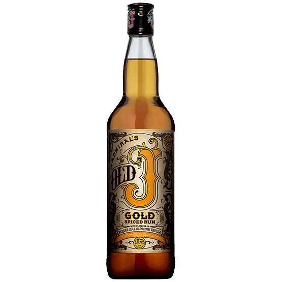 Admiral Vernon's Old J Gold Spiced Rum (70cl) 40%