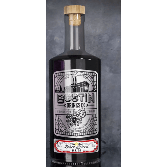 Bostin Drinks Co. Black Spiced Rum (70cl) 40%