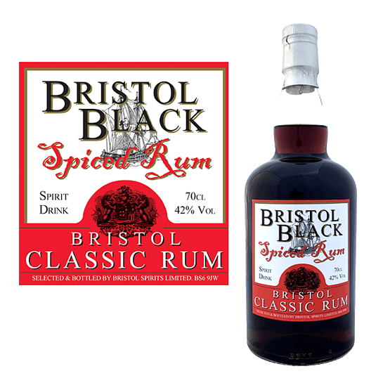 Bristol Black Spiced Rum (Bristol Spirits) (70cl) 42%