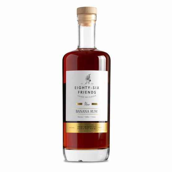Eighty-Six Friends Banana Rum 70cl (40% ABV)