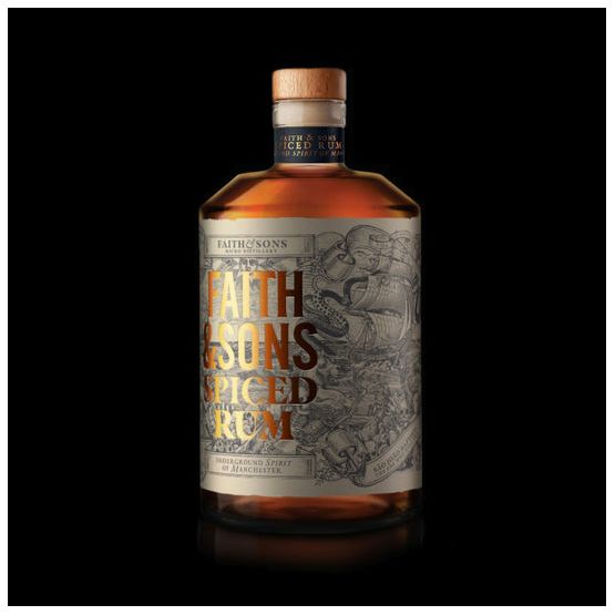 Faith &amp; Sons Spiced Rum 50cl (40% ABV)