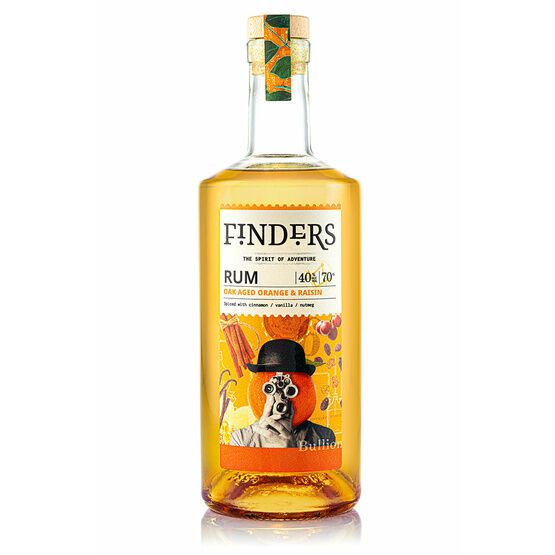 Finders Oak Aged Orange & Raisin Spiced Rum 70cl (40% ABV)