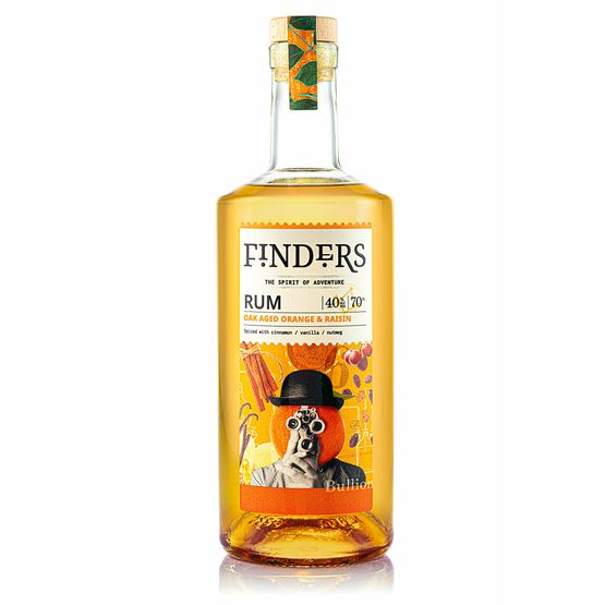 Finders Oak Aged Orange &amp; Raisin Spiced Rum 70cl (40% ABV)