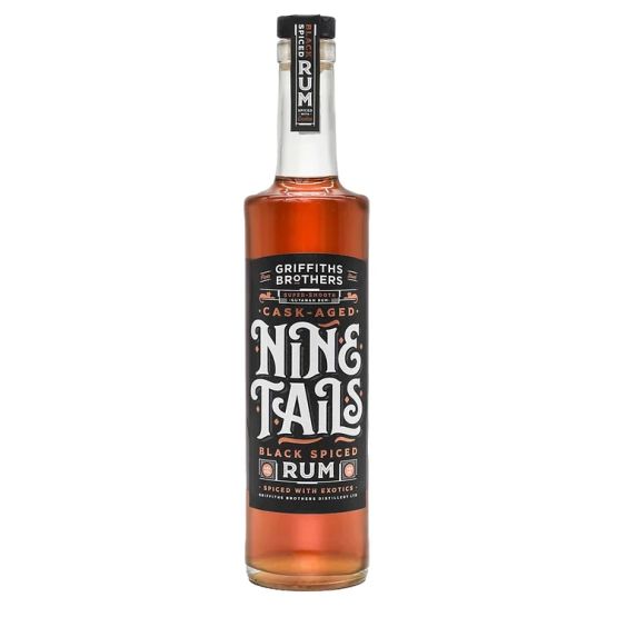 Griffiths Brothers Nine Tails Black Spiced Rum (70cl) 42%