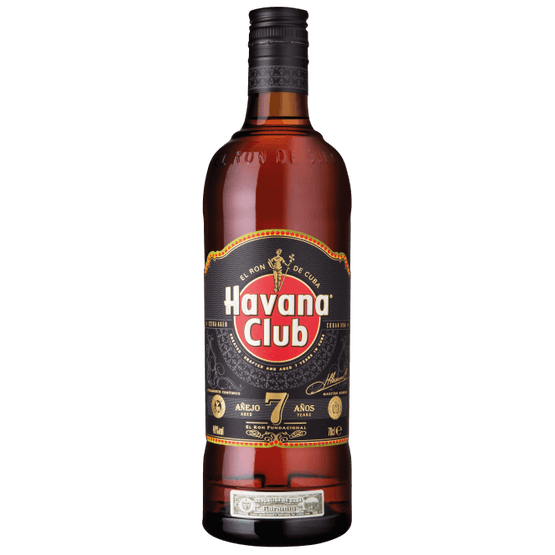 Havana Club Añejo 7 Year Old Dark Rum 70cl (40% ABV)
