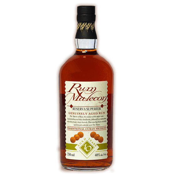 Malecon 10 Year Old Reserva Superior Rum (70cl) 40%
